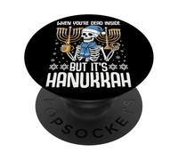 Quando sei morto dentro, ma è divertente Hanukkah PopSockets PopGrip Adesivo