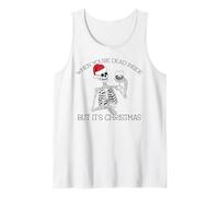 Quando Sei Morto Dentro MA È Natale Scheletro Meme Canotta