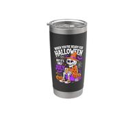 Quando sei pronto per Halloween ma è solo luglio Bicchiere termico in acciaio inox doppia parete