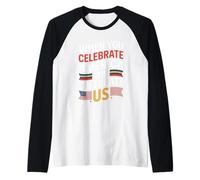 Quando Si celebra l'America Si celebra Il Patrimonio ispanico Maglia con Maniche Raglan