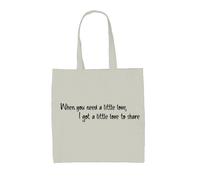 Quando Si Need A Piccolo Amore - Borsa Tote IN Tela - Testo Canzone Glynne