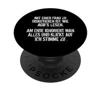 Quando si parla con una donna è legata alle AGB PopSockets PopGrip Adesivo