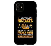 Quando si suona un corno francese divertente suonatore di corno Custodia per iPhone 11
