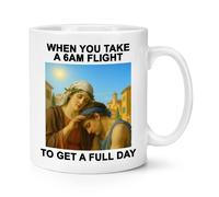 Quando Si Take A 6am Volo per Ottenere un Intero Giorno 284ml Tazza Viaggio