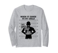 Quando Si Tratta di Mio Figlio sorriderò nella mia Foto Maglia a Manica