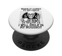 Quando si tratta di mio figlio sorriderò nella mia foto segnaletica PopSockets PopGrip Adesivo