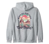 Quando Tutto Fallisce, Dio Non Fallisce - Citazione Felpa con Cappuccio