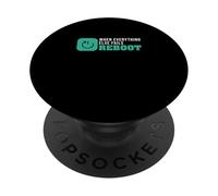 Quando tutto il resto fallisce Riavvia per Sysadmin Computer Nerd PopSockets PopGrip Adesivo