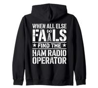 Quando Tutto Il Resto fallisce Trova l'operatore Radio Ham Felpa con Cappuccio