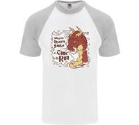Quando Un Drago Sorride Maglietta Da Baseball S/S Fantasy RPG Uomo