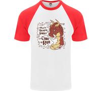 Quando Un Drago Sorride Maglietta Da Baseball S/S Fantasy RPG Uomo