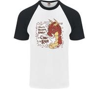 Quando Un Drago Sorride Maglietta Da Baseball S/S Fantasy RPG Uomo