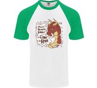 Quando Un Drago Sorride Maglietta Da Baseball S/S Fantasy RPG Uomo