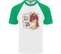 Quando Un Drago Sorride Maglietta Da Baseball S/S Fantasy RPG Uomo
