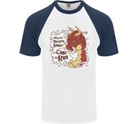 Quando Un Drago Sorride Maglietta Da Baseball S/S Fantasy RPG Uomo