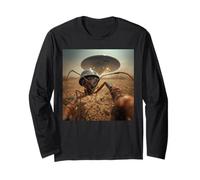 Quando Una Formica Vede Un Momento Selfie UFO Maglia a Manica