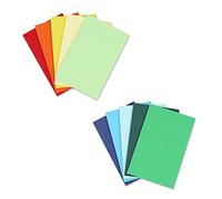 Quanerba 10 Mini Kraft Quaderni A6 a Righe, Blocco Note Colori assortiti Rigatura 1R, per Agende, Planner, Diari, Progetti Fai-da-te, A Righe, 14X 9 cm, Pacco da 24 Fogli (A6)