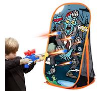 Quanquer Tiro al Bersaglio Gioco per Bambini Ragazzi Giocattolo per Pistole Nerf - Zombie Tiro al Bersaglio con Rete per Interni Ed Esterni Regali per Ragazze di 5 6 7 8 9 10+ Anni