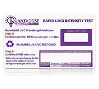 QuantaDose® - Scheda di prova riutilizzabile con luce UVC di seconda generazione, con striscia di intensità UV sensibile alla luce UVA/UVB/UVC