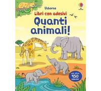 Libri con adesivi a partire da 3 anni - Quanti animali!