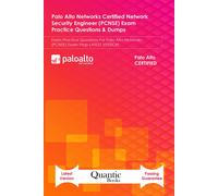 Quantic Books Palo Alto Networks Certified Network Security Engineer (Tascabile)