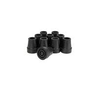 Quantità: 10 puntali in gomma da 19 mm, punte o piedini per bastoni da passeggio o bastoni da passeggio - nero - by Lifeswonderful