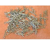 (Quantità: 100) Capelli Perno Coppiglia Fermo 3/16 " Id, 1-3/16 " Lungo, 0.070 "