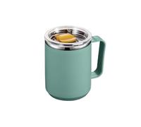 Quantità 2 Tazze Da Caffè Con Manici Tè A Prova Di Versamento Coperchi Leggeri E Durevoli, Ideali For L'uso In Ufficio A Casa All'aperto(A3)