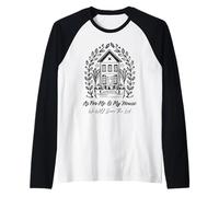 Quanto a Me e alla mia casa serviremo Il Signore Gesù Dio Maglia con Maniche Raglan