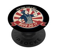 Quanto possono essere difficili i ragazzi lo fanno arte femminista PopSockets PopGrip Adesivo