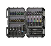Quantool Set di inserti 36 pz., acciaio S2, Torx e Phillips | Q25236 | Rivestimento antiusura, aderenza perfetta nella testa della vite, in scatola compatta, adatto per avvitatori a batteria