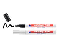 Quantore - Viltstift Edding Lakmarker Wit en Zwart NUOVO