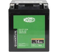 Quantum Energy batteria moto e scooter 14AH 12V 185A tecnologia AGM sigillata polo positivo sinistro