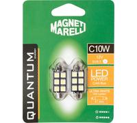 Lampadina siluro auto C5W 3 Led 2 pezzi 12V SV8,5 tecnologia Can bus MAGNETI MAR