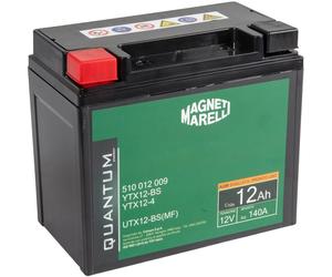 QUANTUM ENERGY Magneti Marelli Batteria 12Ah AGM 140A Moto Originale Resistente