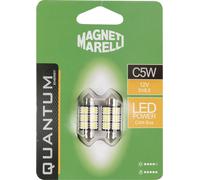 QUANTUM ENERGY Magneti Marelli C5W coppia di lampadine auto LED 6SMD 12V