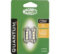 Quantum Energy Magneti Marelli C5W coppia lampadine auto LED 3SMD 12V attacco SV8,5
