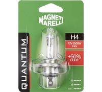 Quantum Energy Magneti Marelli H4 lampadina singola auto +50% light 12V 60/55W attacco P43t