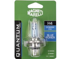 Quantum Energy Magneti Marelli H4 lampadina singola auto blue power 12V 60/55W attacco P43t