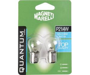 Quantum Energy Magneti Marelli P21/4W coppia lampadine auto biluce 12V 21/4W attacco BAZ15d