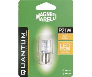 Quantum Energy Magneti Marelli P21W lampadina singola auto LED 13SMD 12V attacco BA15s