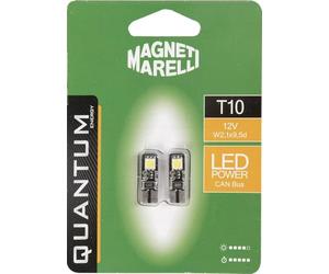 Quantum Energy Magneti Marelli T10 coppia di lampadine auto LED 2SMD 12V attacco W2,1X9,5d