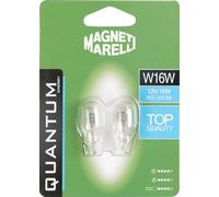 Magneti Marelli W16W coppia lampadine auto vetro 12V 16W attacco W2,1X9,5d