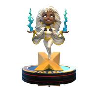 Quantum Mechanix: X-Men - Storm Q-Fig 5" con una figura in vinile con un fulmine