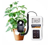 Quantum PAR Meter - Aggiornato: alta precisione, misuratore di luce per coltivare, misuratore di piante da interno, ottimo per coltivare droseras e tutte le piante da interno
