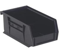 Quantum QUS210BK nero ultra Stack and Hang Bin, 5 - 3/20,3 cm x 4 - 1/20,3 x 7,6 cm (confezione da 24)