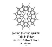 QUANTZ - Trio en Fa Mayor para 3 Flautas de Pico Alto (Tesche)