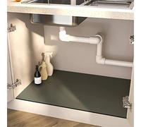 QUANUR Tappetino sottolavello per Cucina Impermeabile,sotto Il Tappetino per lavello,Fodera per Tappetino sottolavello Riutilizzabile,Retro in Gomma,Antiscivolo,Tappetino per lavello Resistente