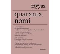Quaranta nomi. Testo inglese a fronte