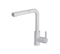 Quareco Rubinetto Miscelatore Cucina monocomando doccetta estraibile Bianco QMHC02BI